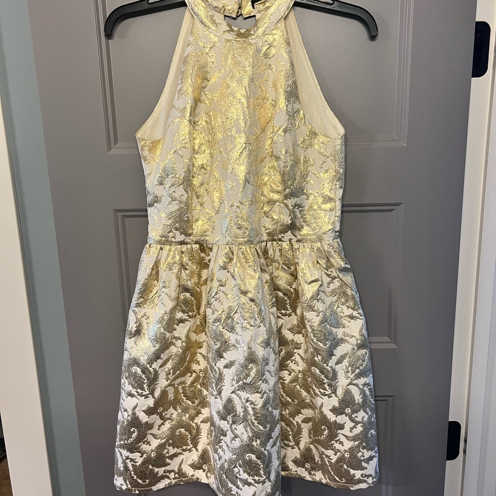 Gold Cocktail Dress